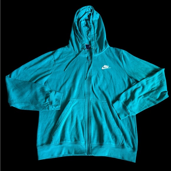 Women Nike Hoodie Lightweight Size Medium Green - Picture 1 of 5